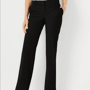 AnnTaylor Petite Straight Pant Seasonless Stretch Black Size 2P